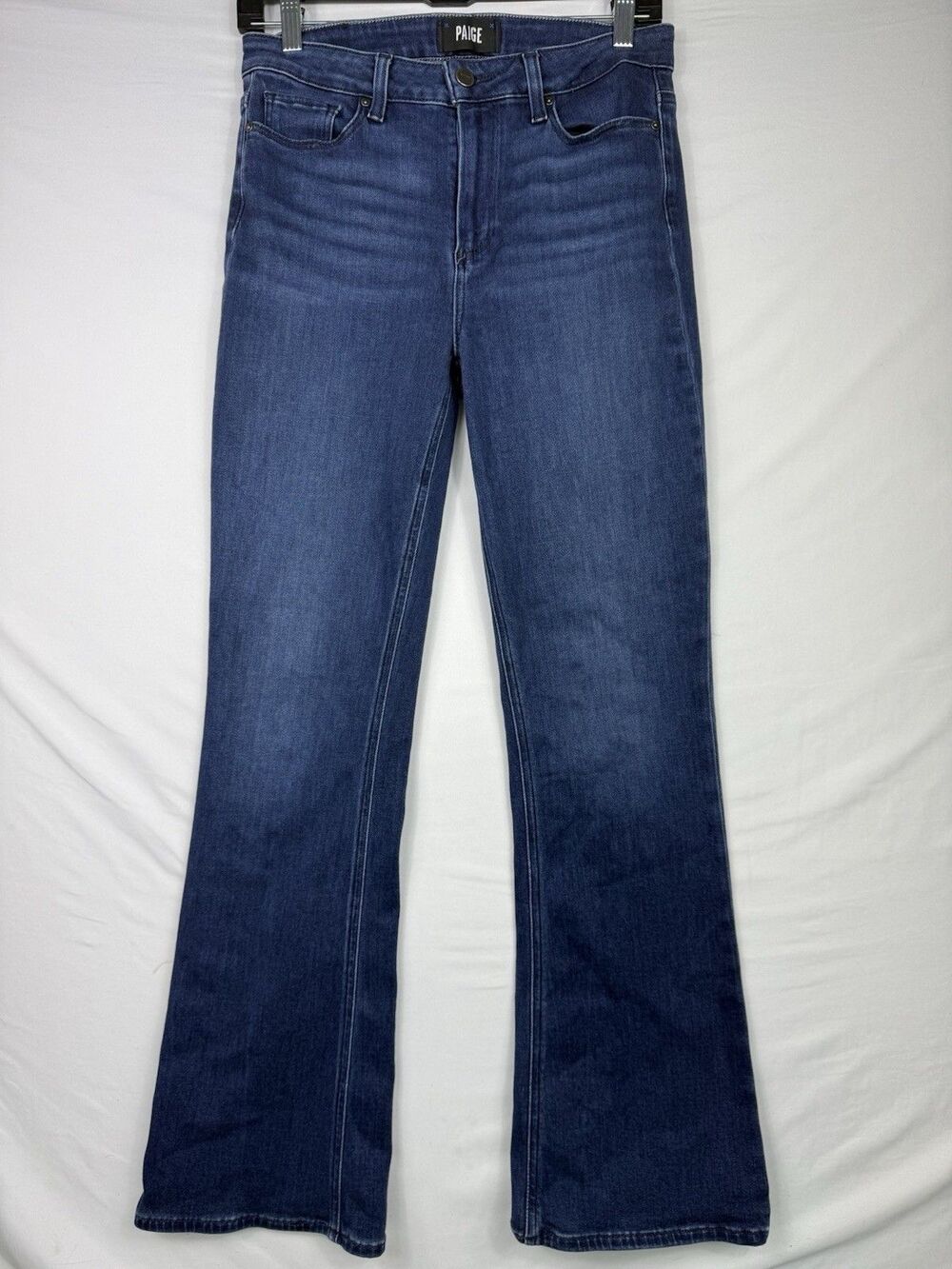 Paige High Rise Laurel Canyon Jeans Womens Bootcut Denim Size 29 Stretch - Picture 2 of 9